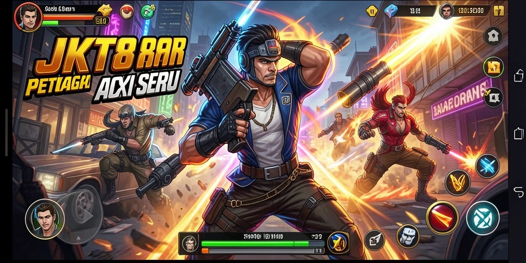 Tangkapan layar gameplay seru JKT88 dengan aksi mendebarkan.