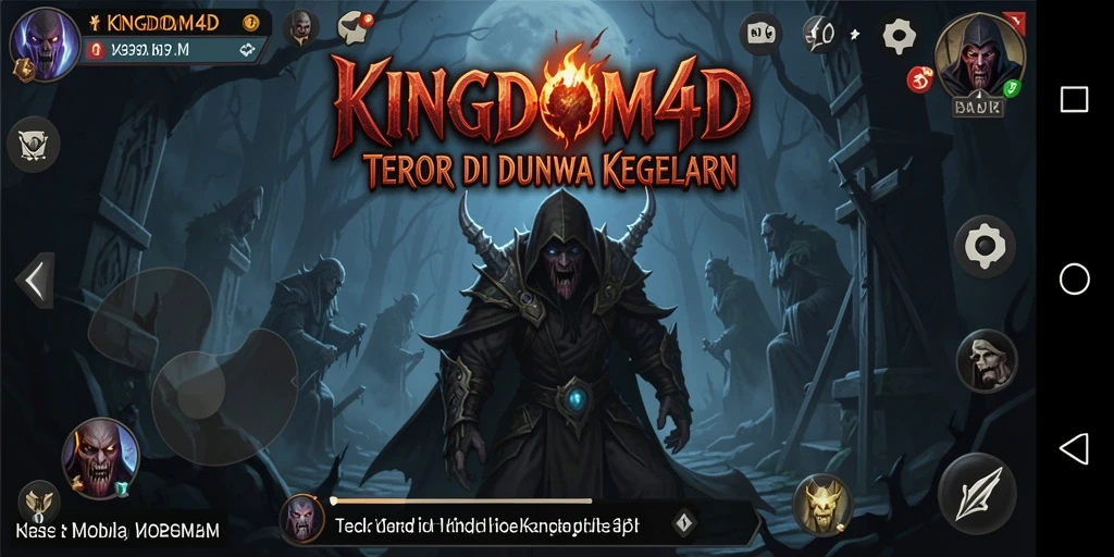 Pengalaman gameplay menyeramkan di dunia kegelapan KINGDOM4D.