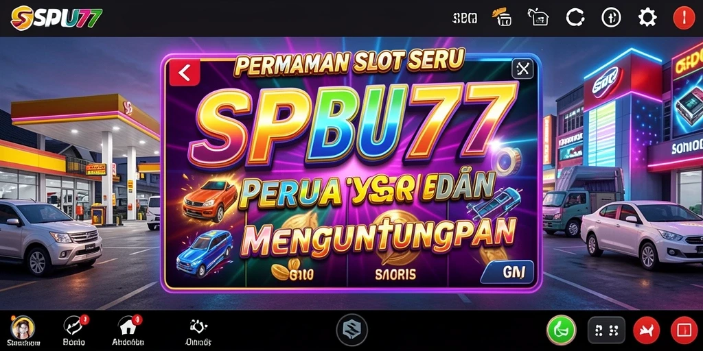 Tangkapan layar SPBU77 yang menunjukkan gameplay slot yang mengasyikkan.